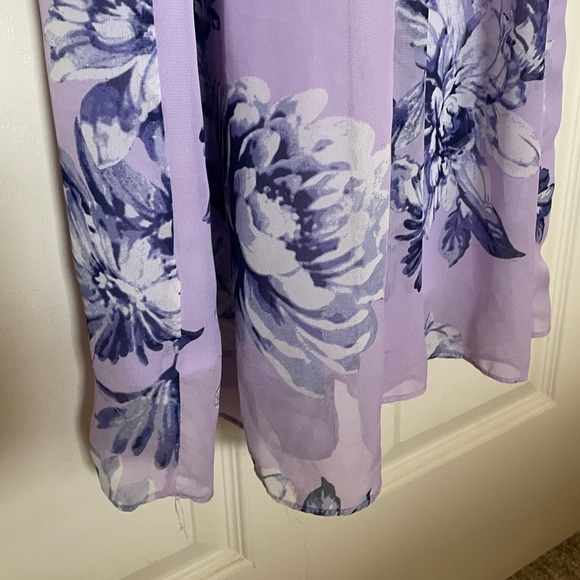 JH sleeveless purple flower maxi dress - Picture 7 of 9